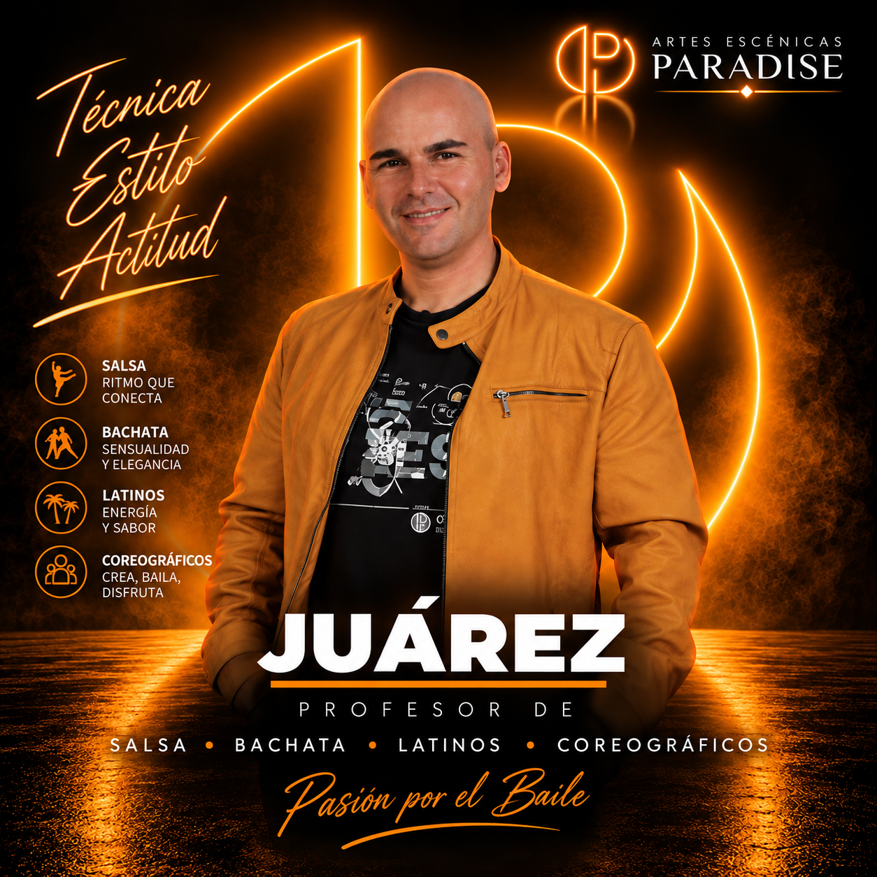 Juárez, profesor de Coreográfico