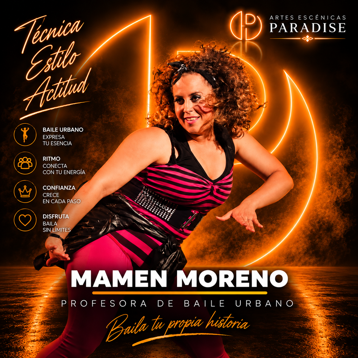 Mamen Moreno, profesor de Baile Urbano